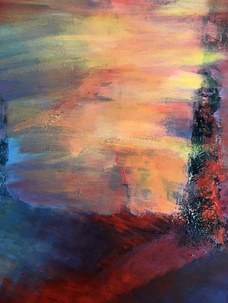 Original Abstract Nature Painting by Effat Pourhasani