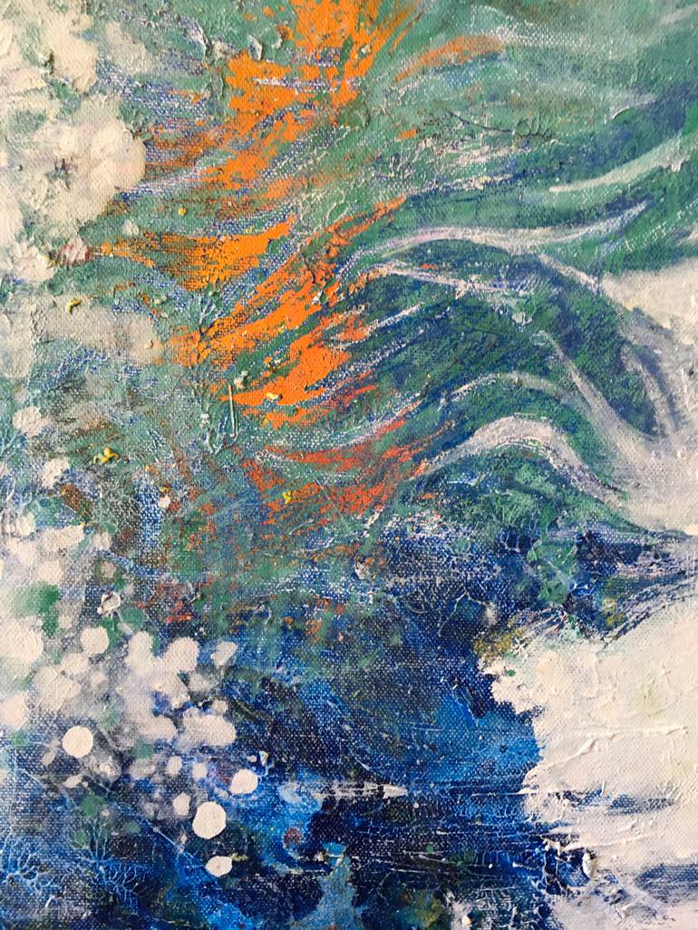 Original Abstract Nature Painting by Effat Pourhasani