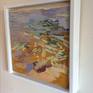 Image of painting hanging and frame