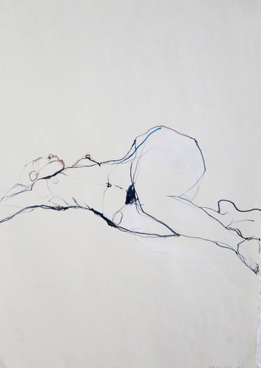 Print of Figurative Nude Drawings by conny kunert