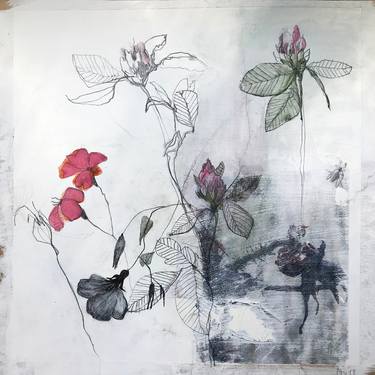Print of Figurative Floral Drawings by conny kunert