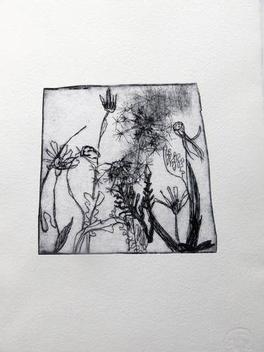 Print of Floral Printmaking by conny kunert