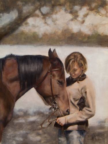 Original Figurative Horse Paintings by Sarah Kennedy