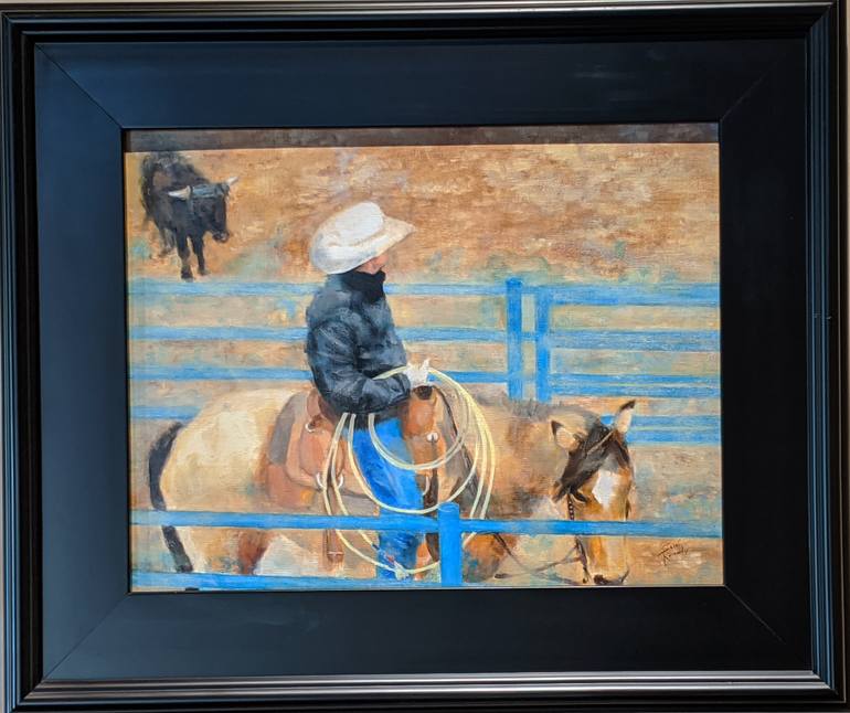 Original Abstract Horse Painting by Sarah Kennedy