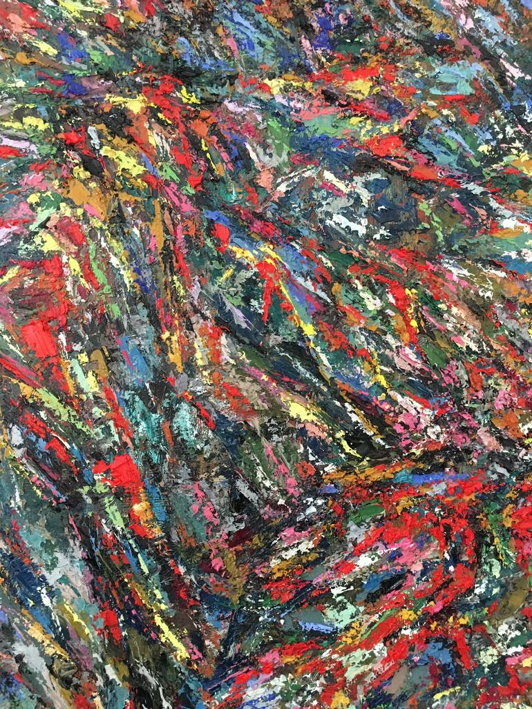 Original Expressionism Landscape Painting by Tina Gasparyan