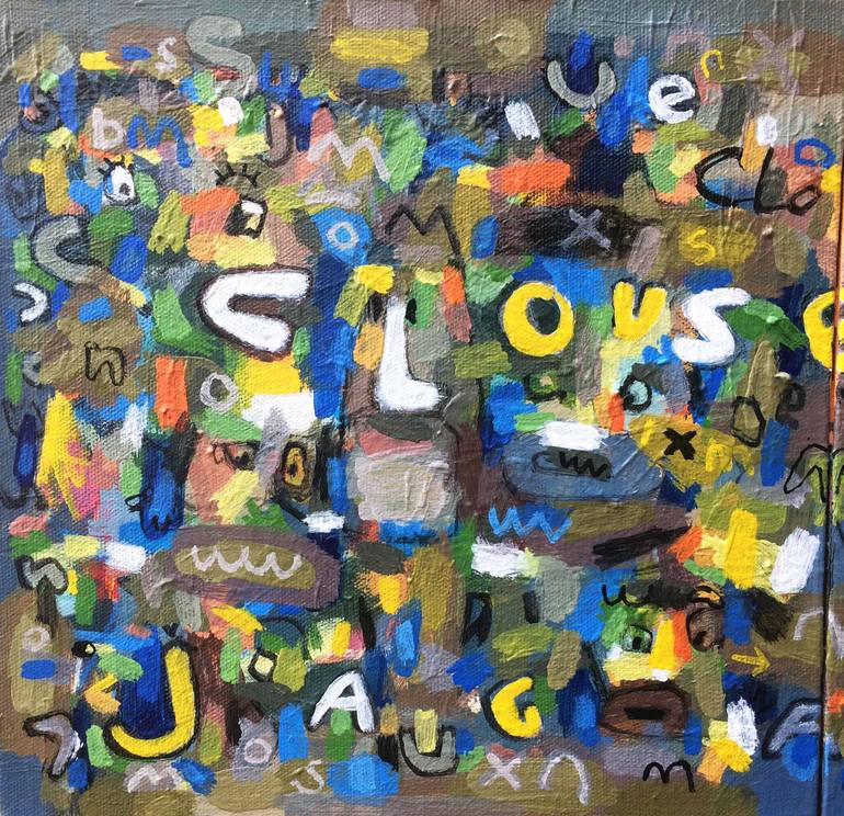 Original Abstract Expressionism Abstract Painting by Cak Winda