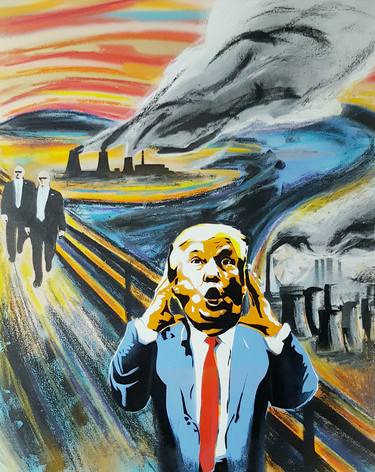 Print of Street Art Political Paintings by Iwan Roberts