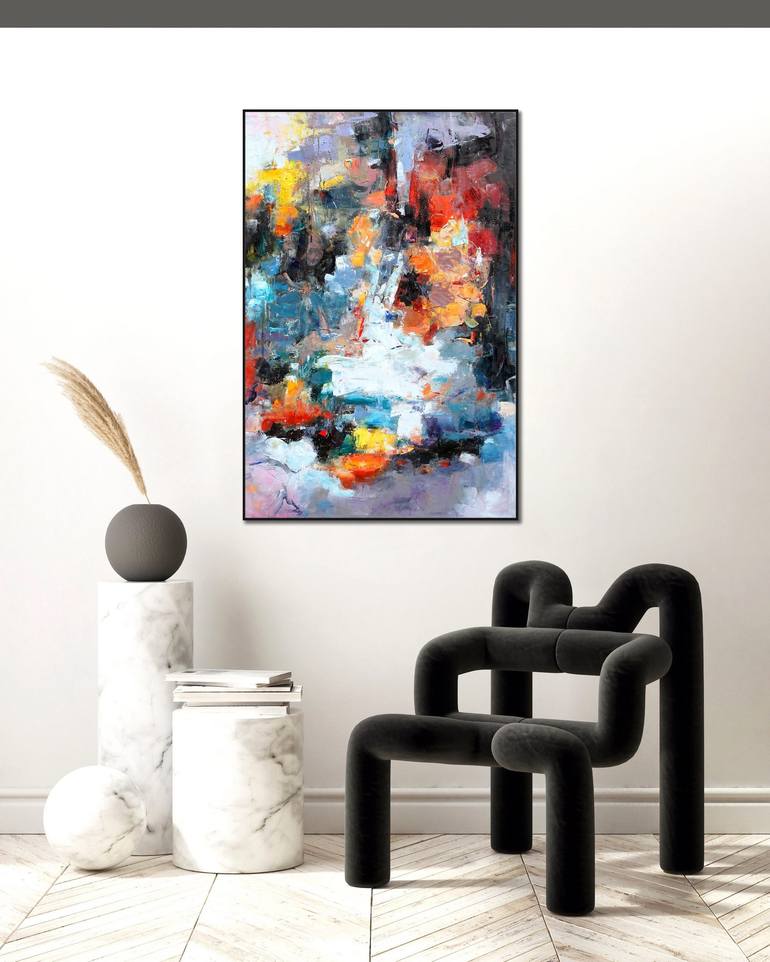 Original Modern Abstract Painting by Angel Chau