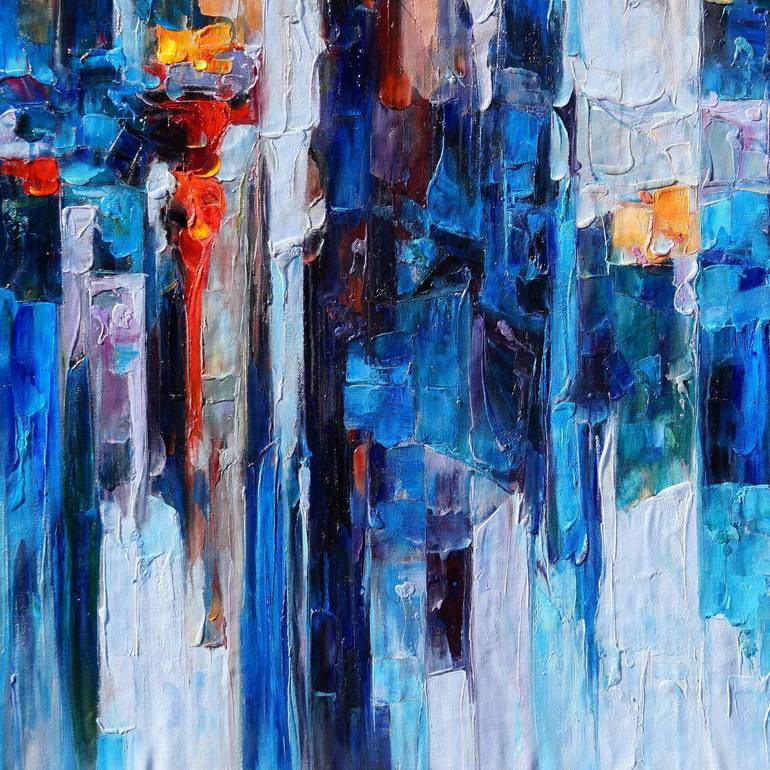 Azure Bliss Painting by Angel Chau | Saatchi Art