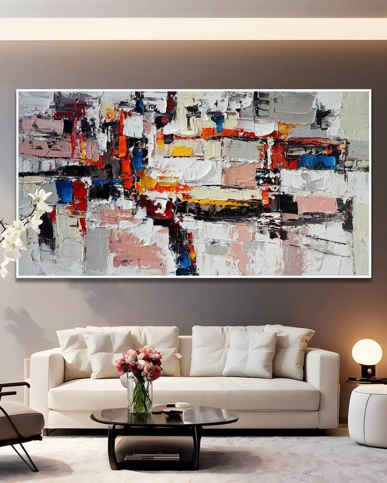 Original Modern Abstract Painting by Angel Chau