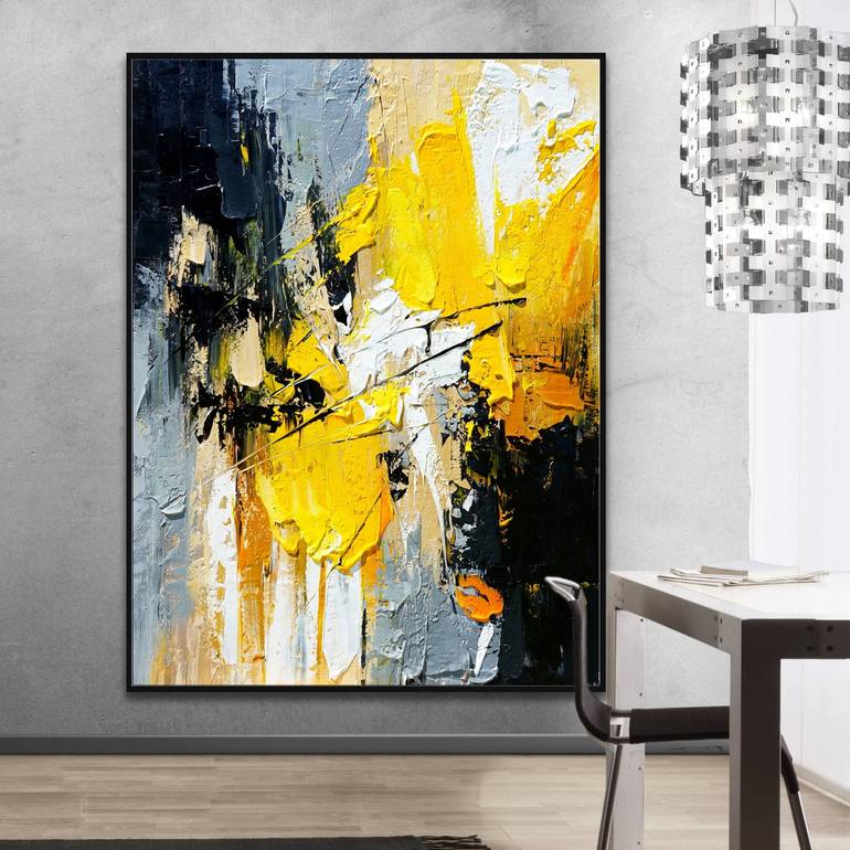 Original Contemporary Abstract Painting by Angel Chau