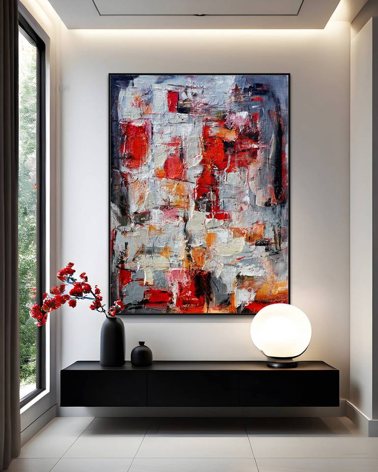 Original Contemporary Abstract Painting by Angel Chau