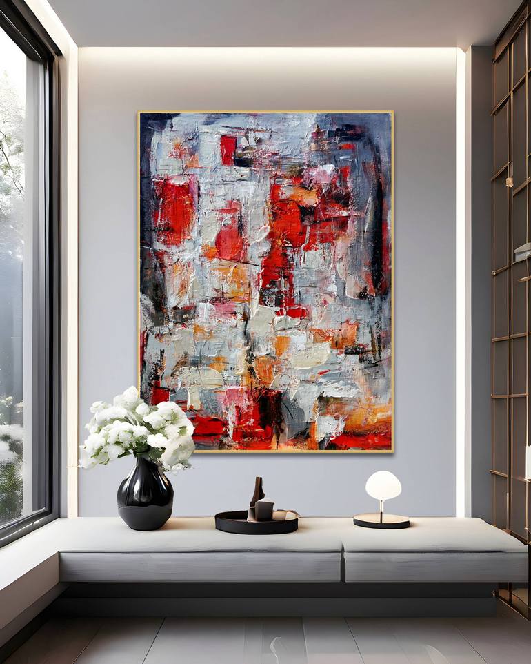 Original Contemporary Abstract Painting by Angel Chau