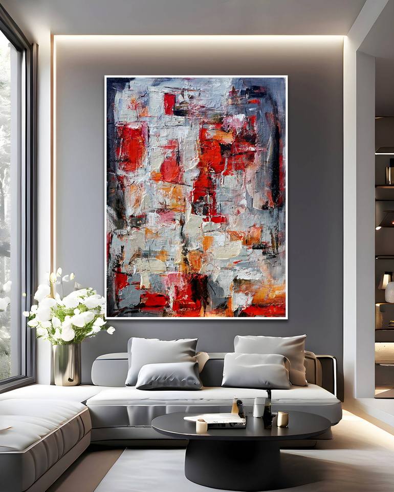 Original Contemporary Abstract Painting by Angel Chau