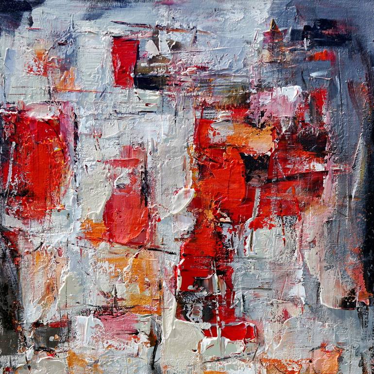 Original Contemporary Abstract Painting by Angel Chau