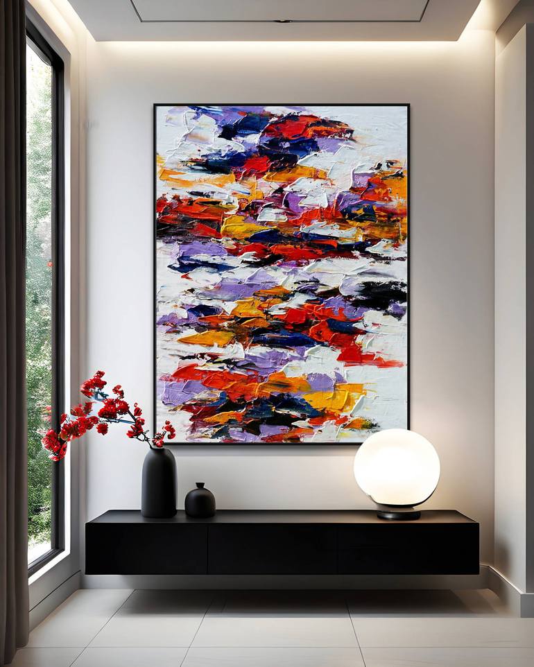 Original Contemporary Abstract Painting by Angel Chau