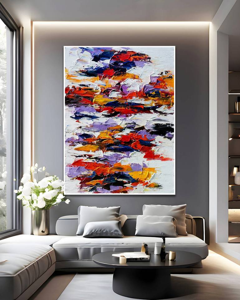 Original Contemporary Abstract Painting by Angel Chau