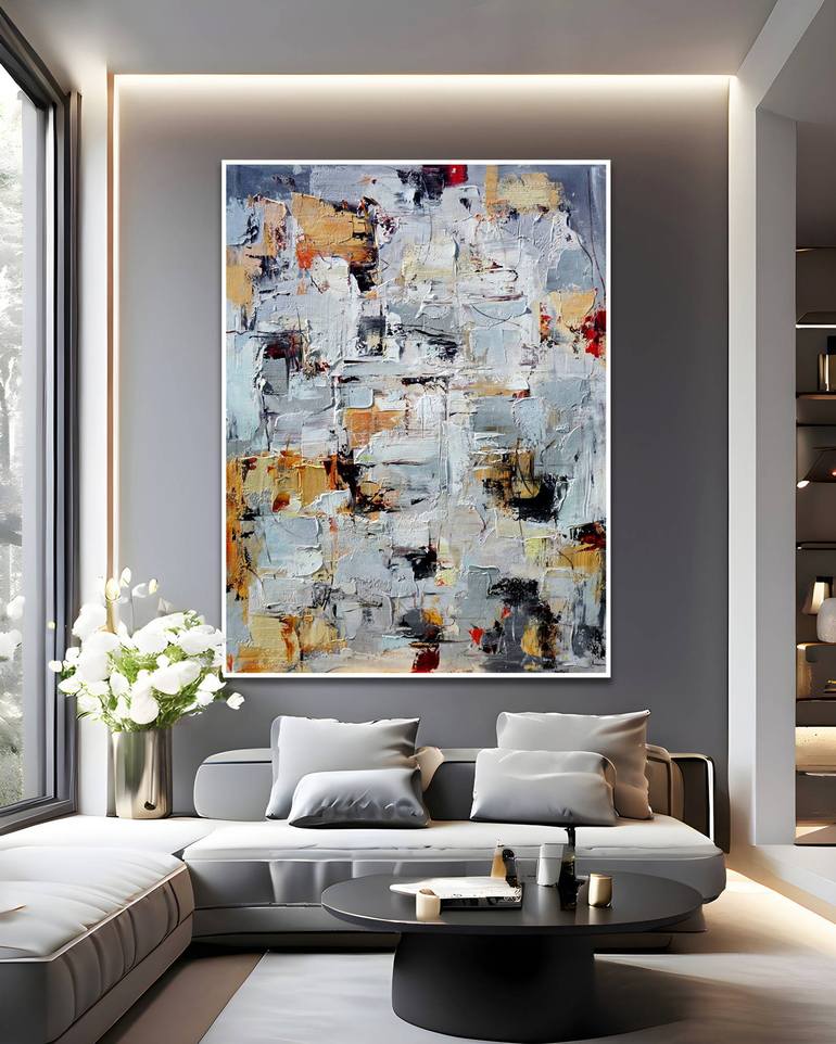 Original Contemporary Abstract Painting by Angel Chau