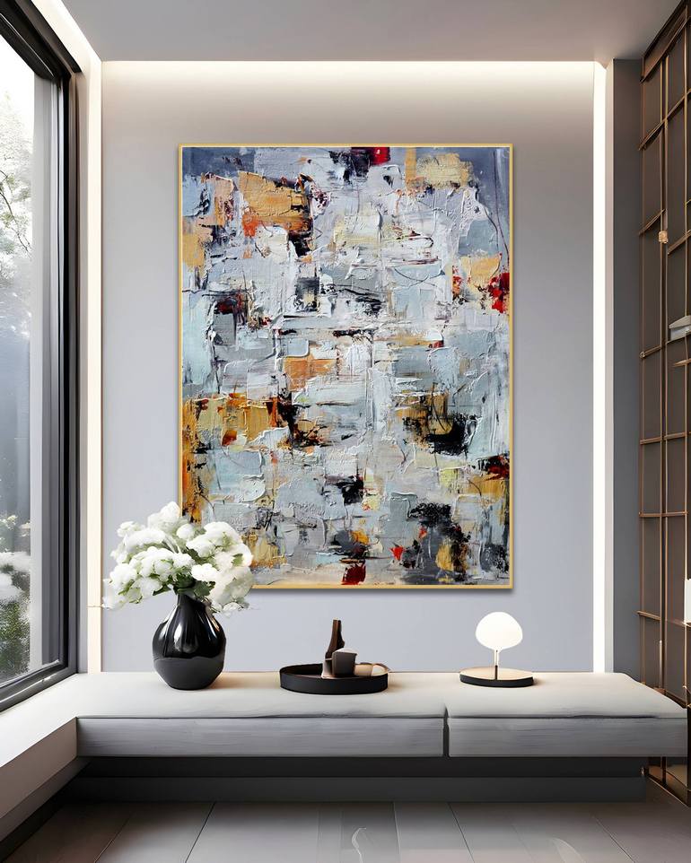 Original Contemporary Abstract Painting by Angel Chau