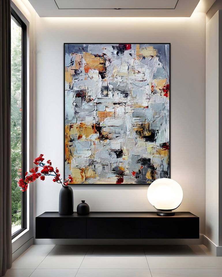 Original Contemporary Abstract Painting by Angel Chau