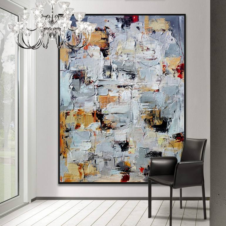 Original Contemporary Abstract Painting by Angel Chau