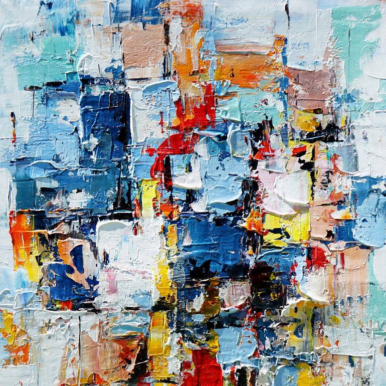 Original Contemporary Abstract Painting by Angel Chau