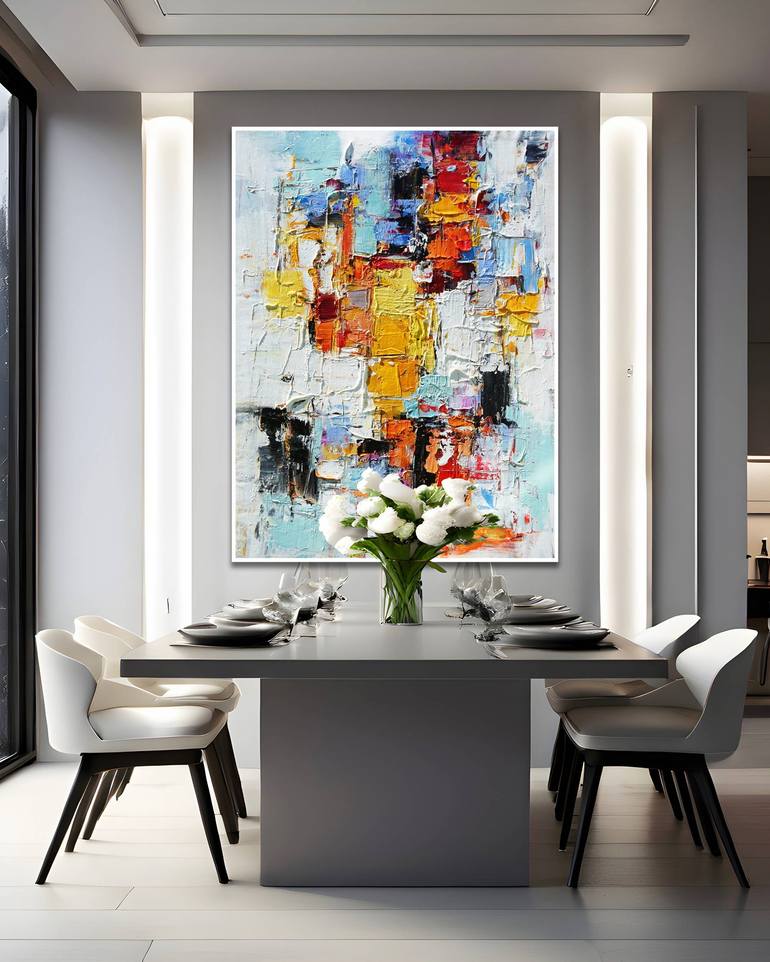 Original Contemporary Abstract Painting by Angel Chau