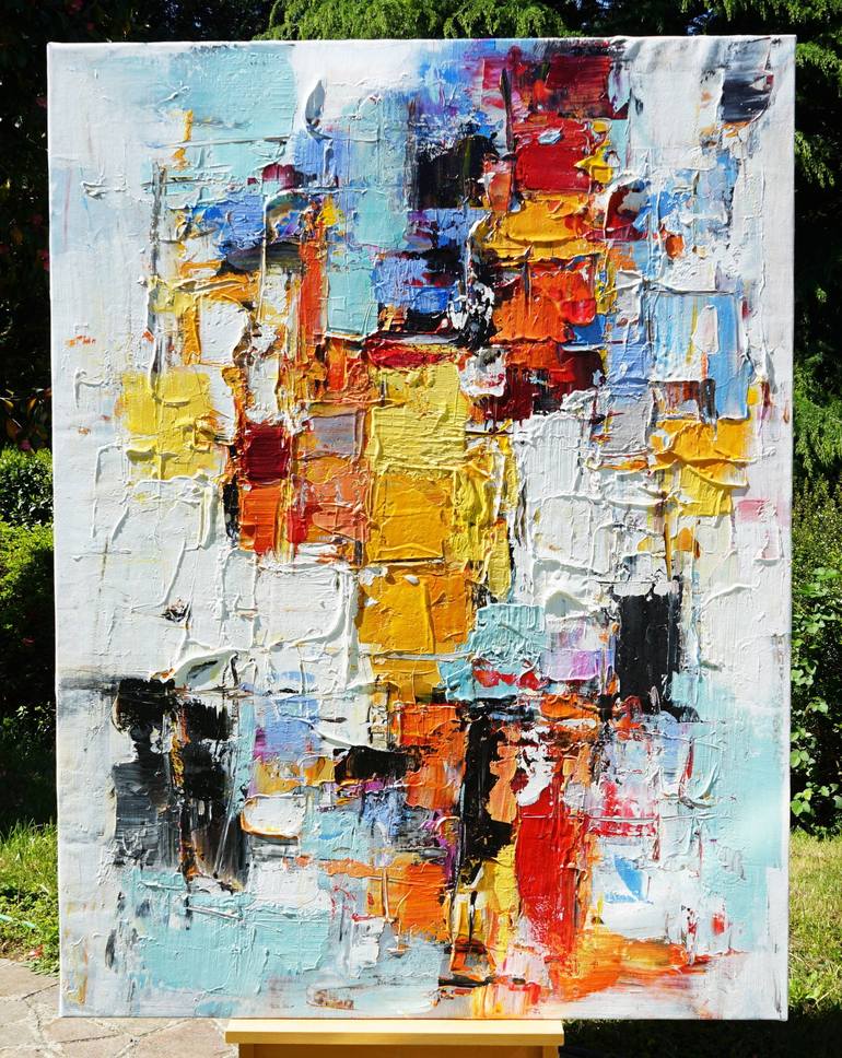 Original Contemporary Abstract Painting by Angel Chau