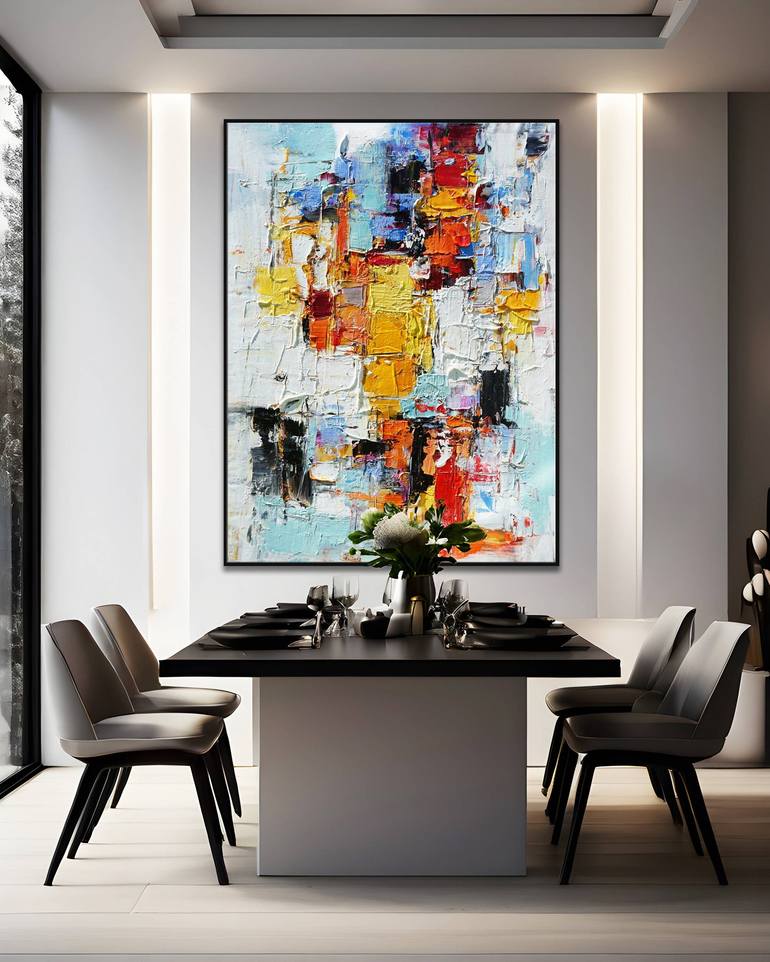 Original Contemporary Abstract Painting by Angel Chau