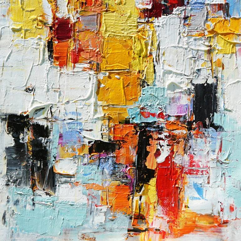 Original Contemporary Abstract Painting by Angel Chau