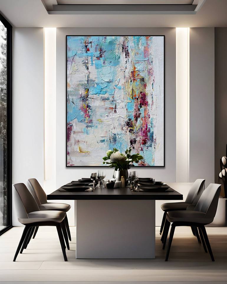 Original Contemporary Abstract Painting by Angel Chau