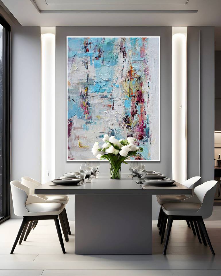 Original Contemporary Abstract Painting by Angel Chau