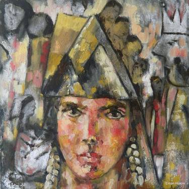 Original Expressionism Portrait Paintings by Eman Hakim