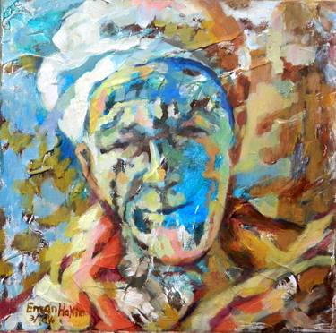Print of Impressionism Portrait Paintings by Eman Hakim