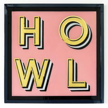 Original Pop Art Typography Paintings by Archie Proudfoot