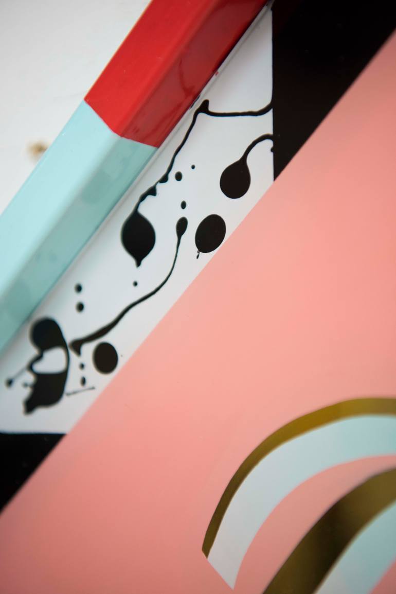 Original Pop Art Typography Painting by Archie Proudfoot
