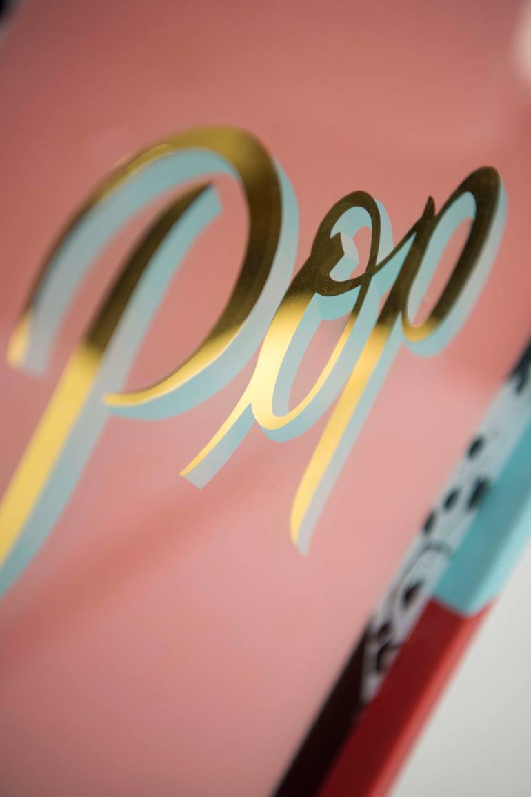 Original Pop Art Typography Painting by Archie Proudfoot