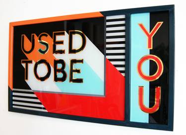 Original Pop Art Typography Paintings by Archie Proudfoot