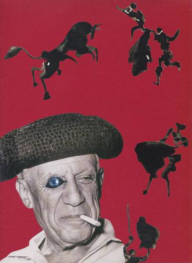 Series "PICASSO WELCOME HOME Nº 19" LosSantos Collages 30 Limited Editions) thumb