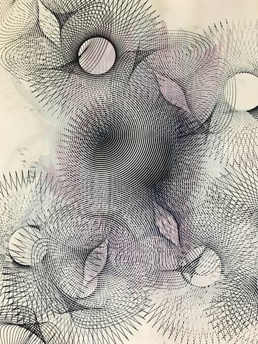 Original Abstract Drawings by Christy Elizabeth Thiaucourt