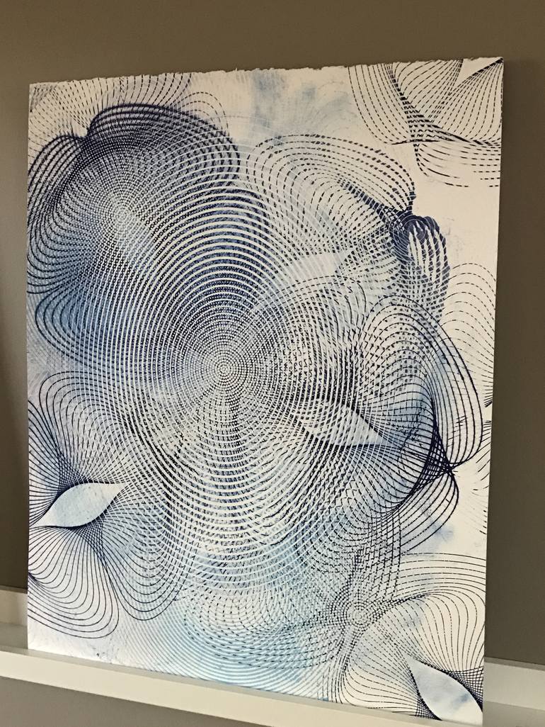 Original Abstract Painting by Christy Elizabeth Thiaucourt