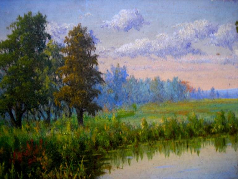 Original Realism Landscape Painting by Vyacheslav Proskuriakov