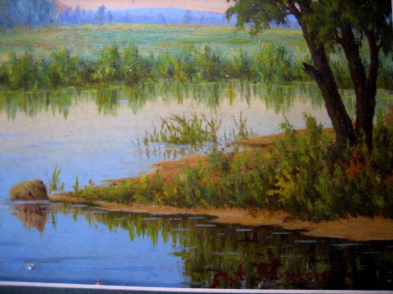 Original Realism Landscape Painting by Vyacheslav Proskuriakov