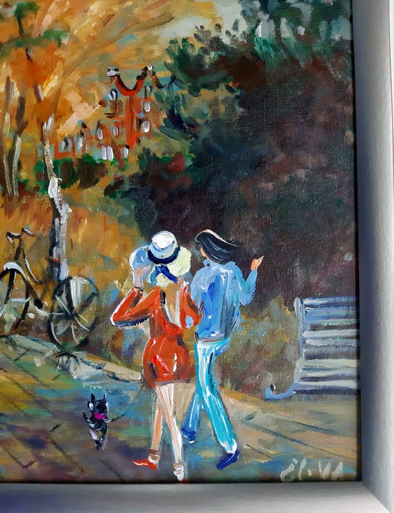 Original Figurative Landscape Painting by Elva Polyakova