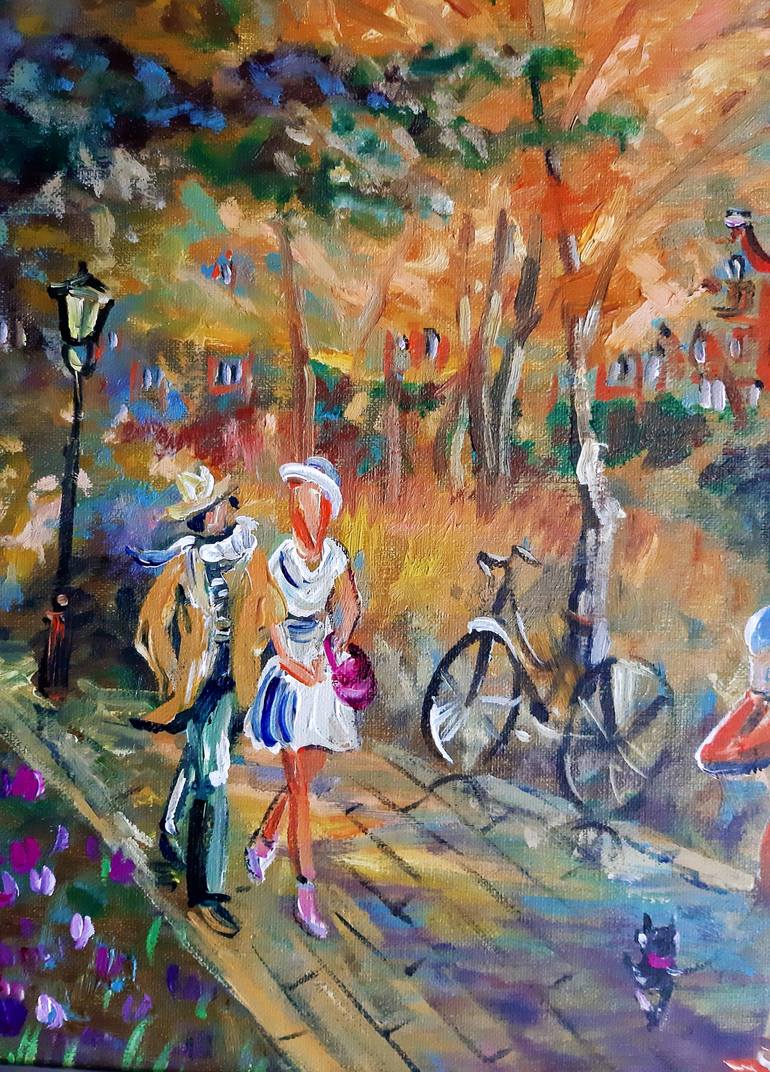 Original Figurative Landscape Painting by Elva Polyakova