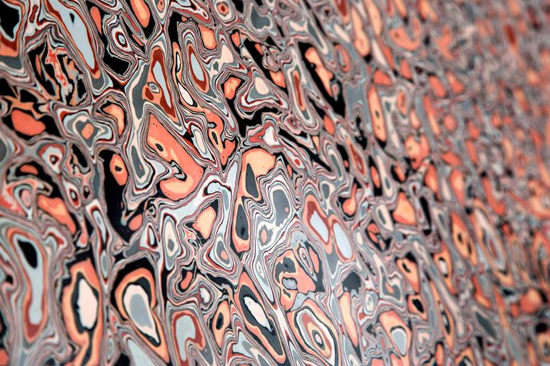Original Abstract Nature Mixed Media by Nic Parnell
