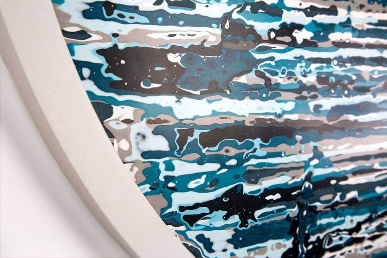 Original Abstract Nature Mixed Media by Nic Parnell