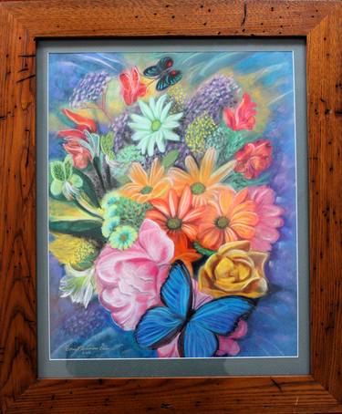 Original Floral Painting by Doreyl Ammons Cain