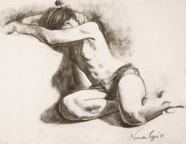 Print of Nude Drawings by Norman Tagore