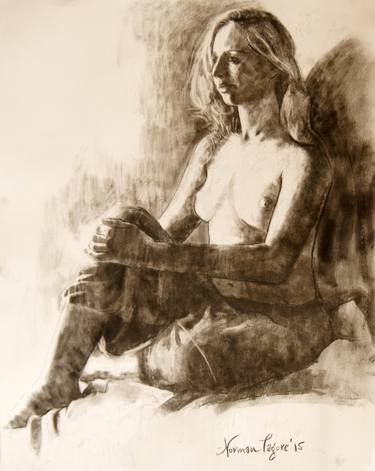 Original Nude Drawings by Norman Tagore